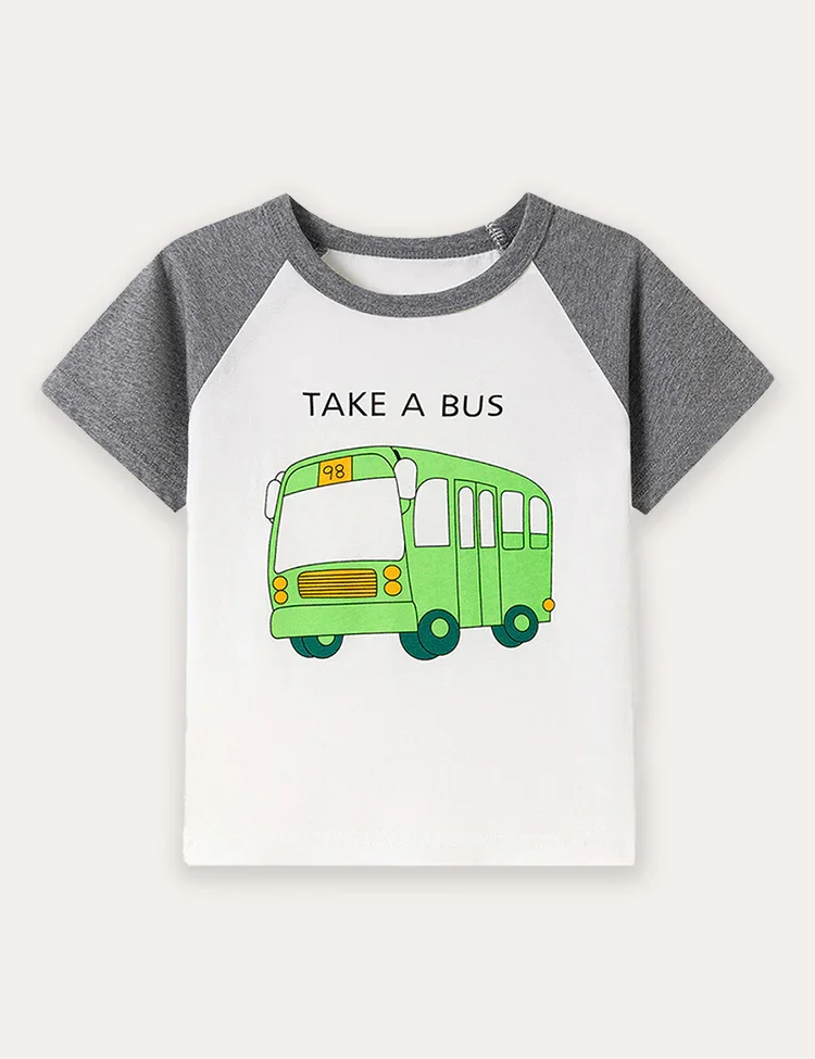 Car Print Short Sleeve T-Shirt - Image 2