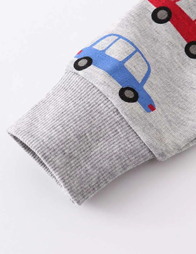 Car Printed Sweatshirt - Image 4