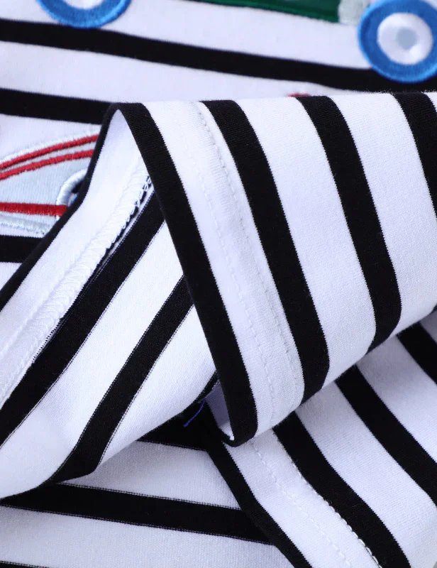 Cars Embroidered Long Sleeve T-Shirt - Image 3