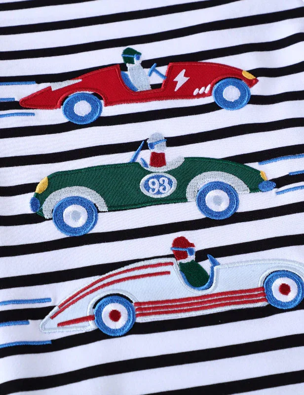 Cars Embroidered Long Sleeve T-Shirt - Image 4