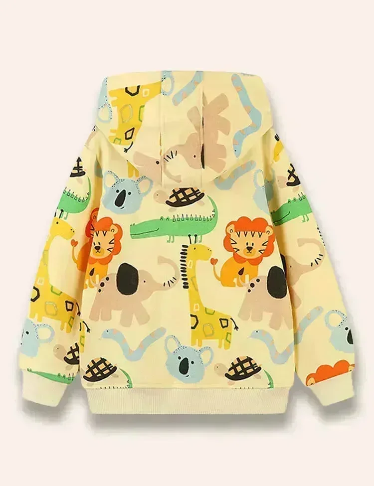 Cartoon Animal Printed Coat - Image 4
