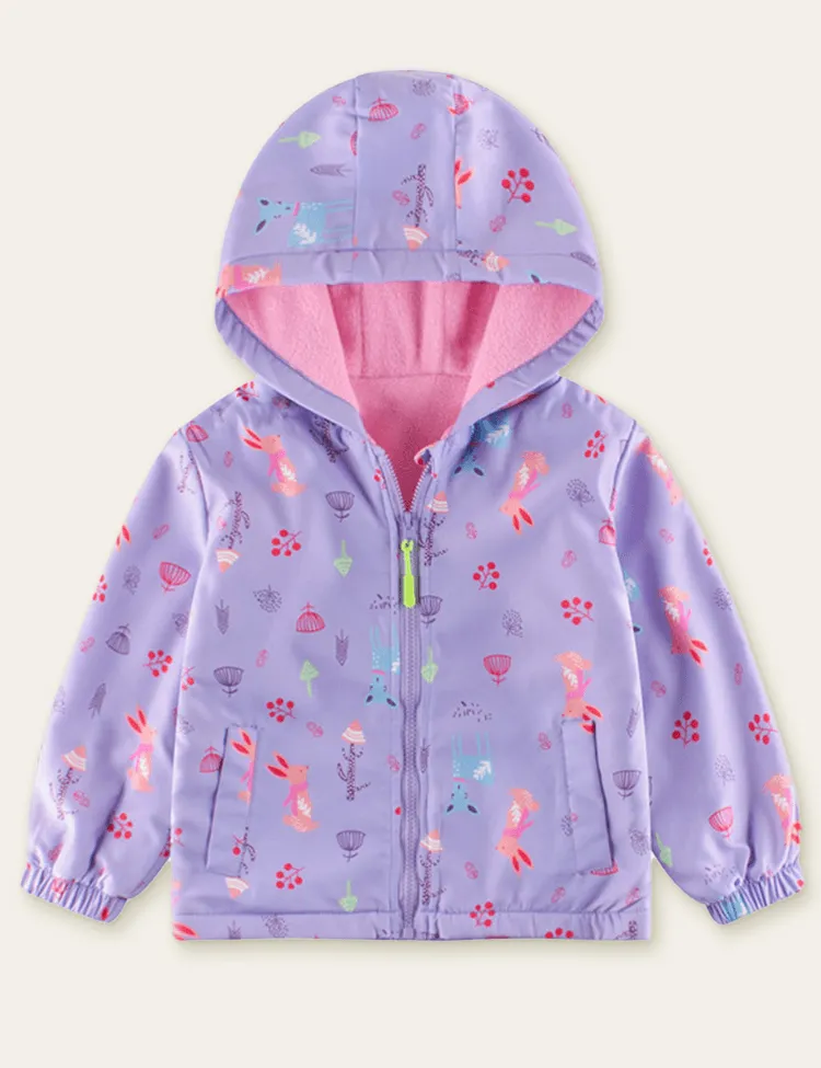 Cartoon Animal Printed Jacket - Image 2