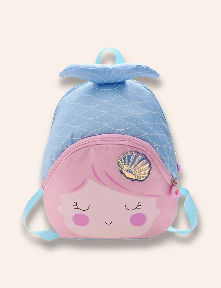 Cartoon Cute Mermaid Backpack - Image 3