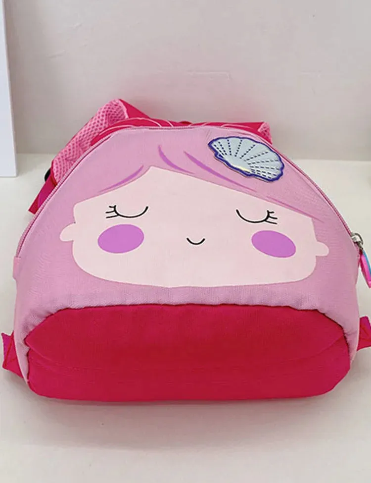 Cartoon Cute Mermaid Backpack - Image 5