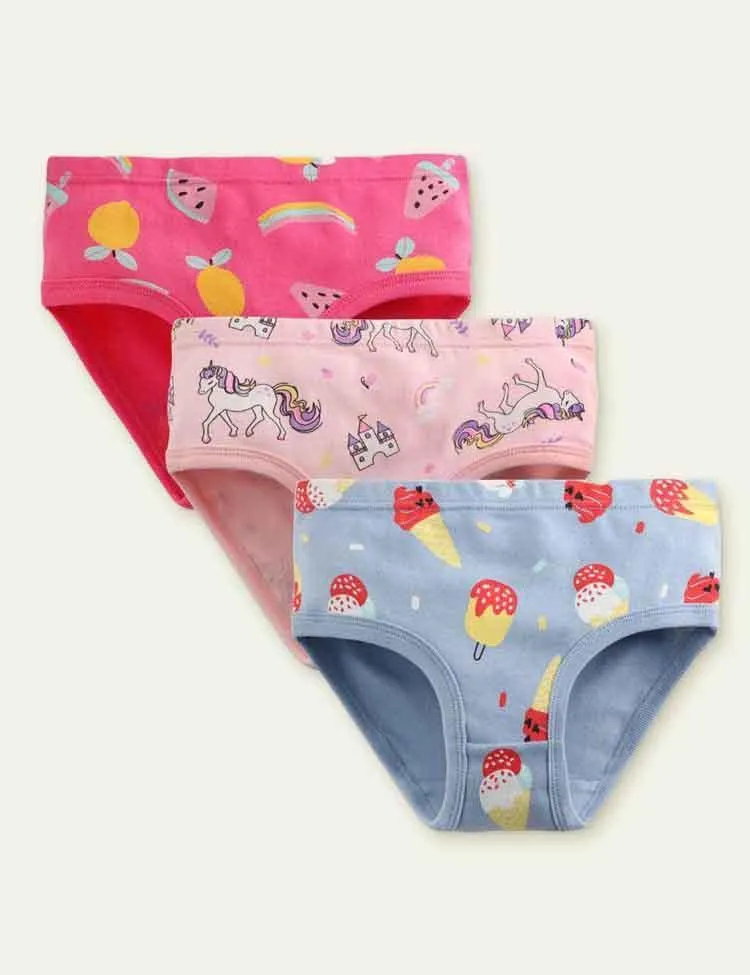 Cartoon Cute Printed Cotton Breathable Underwear - Image 11