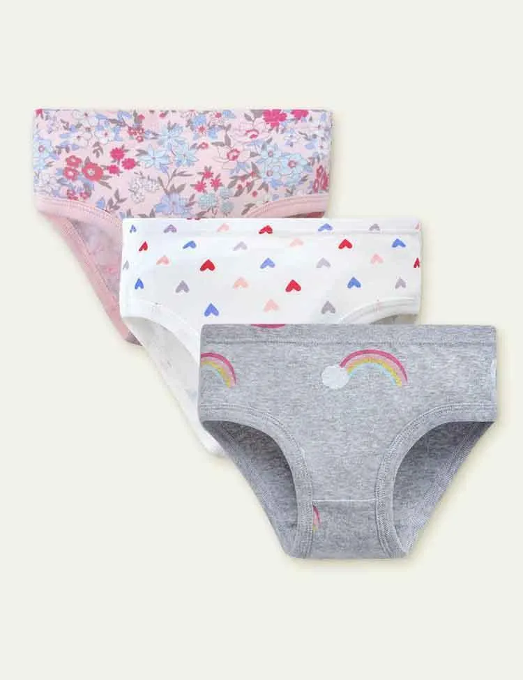 Cartoon Cute Printed Cotton Breathable Underwear - Image 12