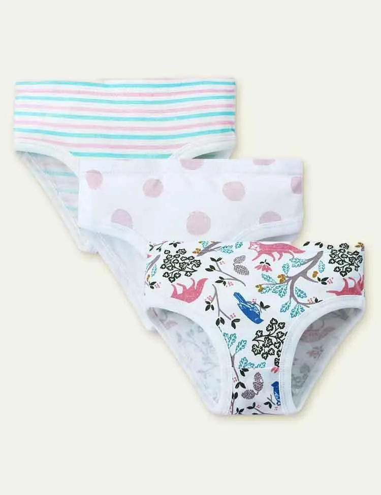 Cartoon Cute Printed Cotton Breathable Underwear - Image 13