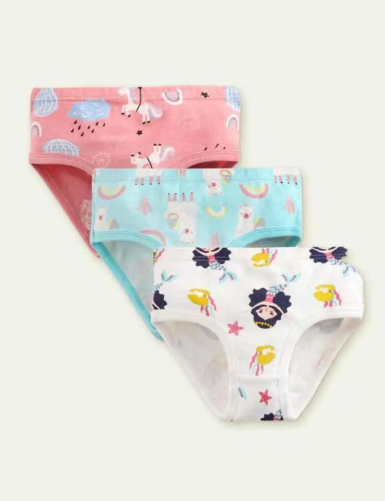 Cartoon Cute Printed Cotton Breathable Underwear - Image 6
