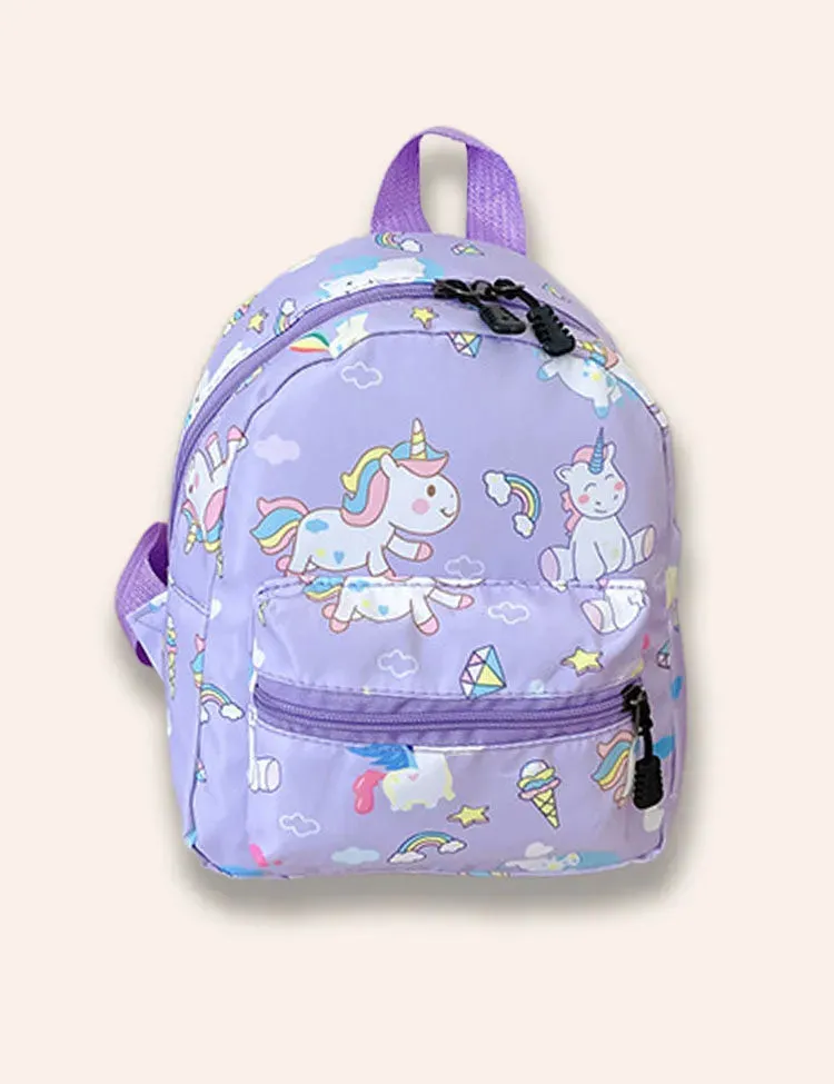 Cartoon Dinosaur Unicorn Backpack - Image 2