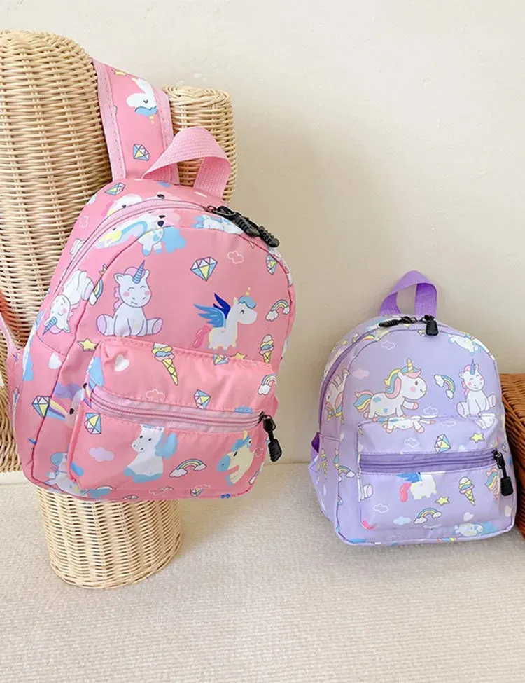 Cartoon Dinosaur Unicorn Backpack - Image 6