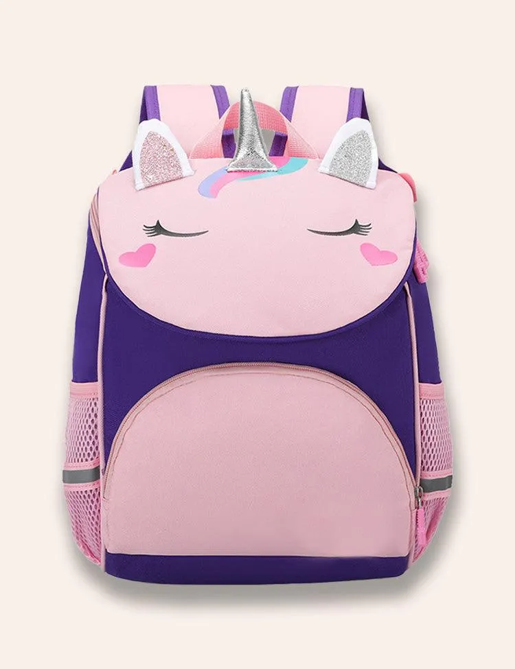 Cartoon Dinosaur Unicorn Backpack - Image 2