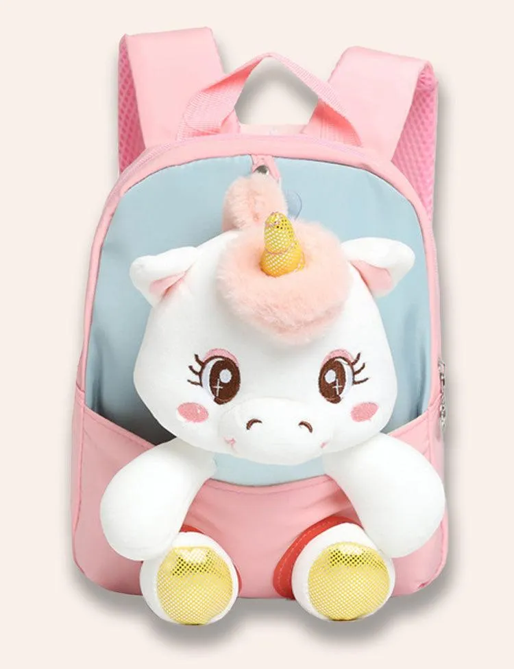 Cartoon Fluffy Unicorn Backpack - Image 3