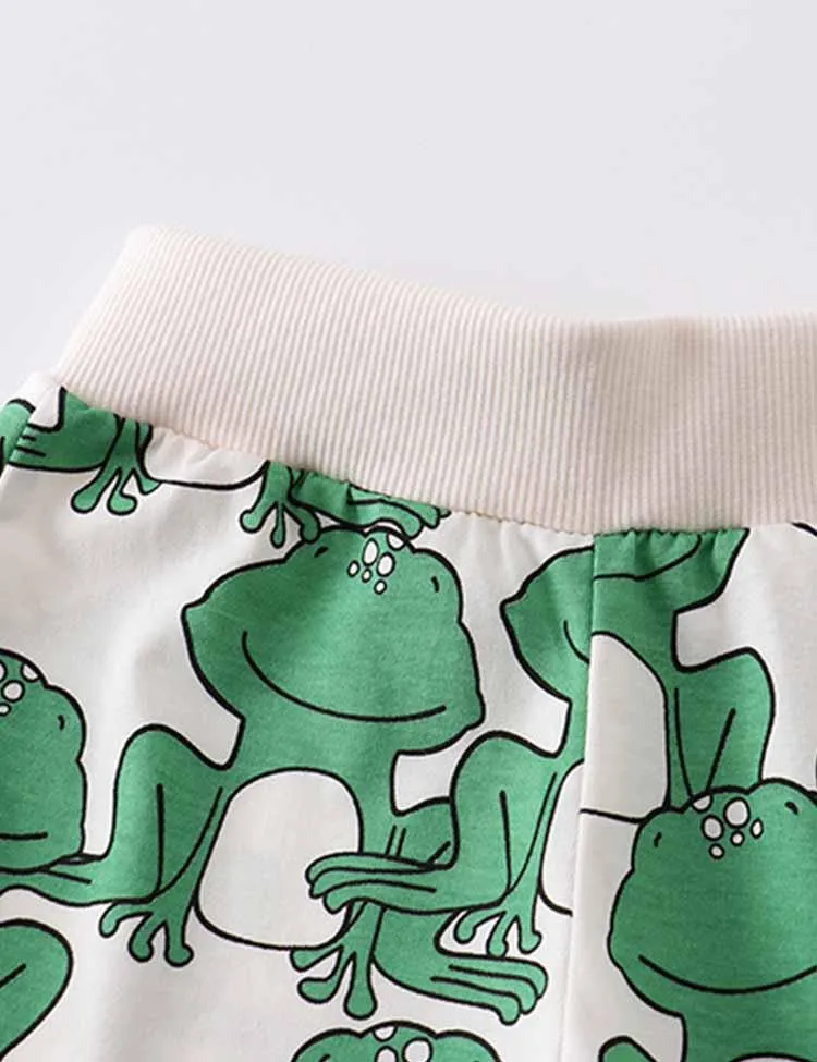 Cartoon Frog Printed Suit - Image 3