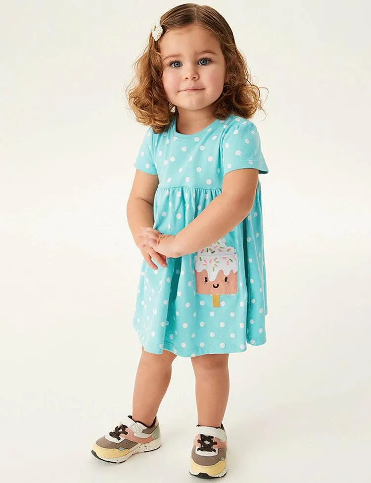 Cartoon Ice Cream Dress - Image 3