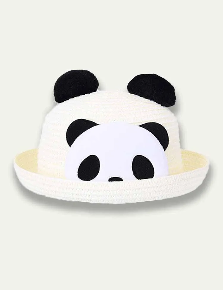 Cartoon Panda Straw Hat - Image 4