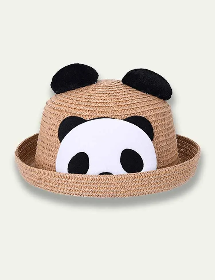 Cartoon Panda Straw Hat - Image 5