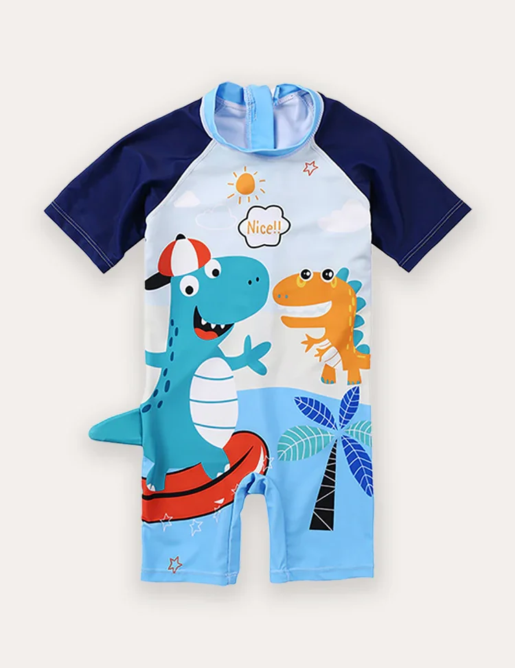 Cartoon Print One-piece Swimsuit - Image 3