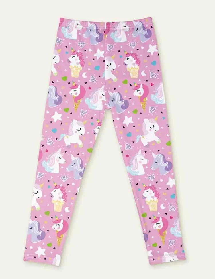 Cartoon Printed Leggings - Image 42