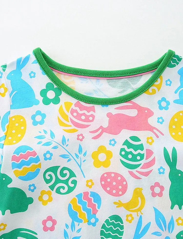 Cartoon Printed Pocket Princess Dress - Image 3