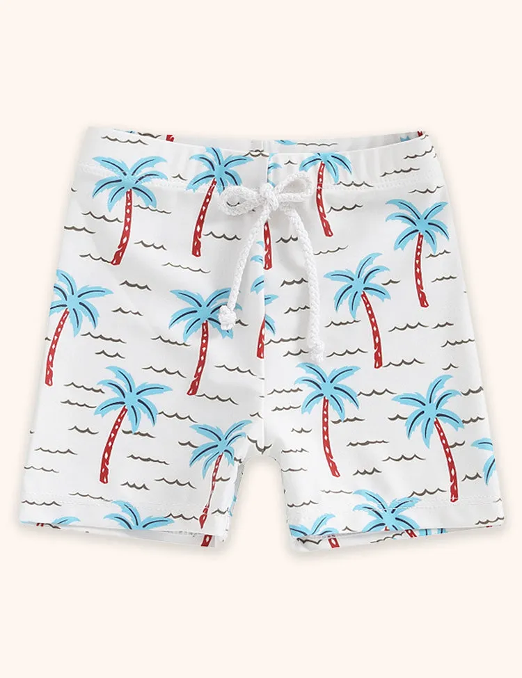 Cartoon Printed Swimming Trunks - Image 5