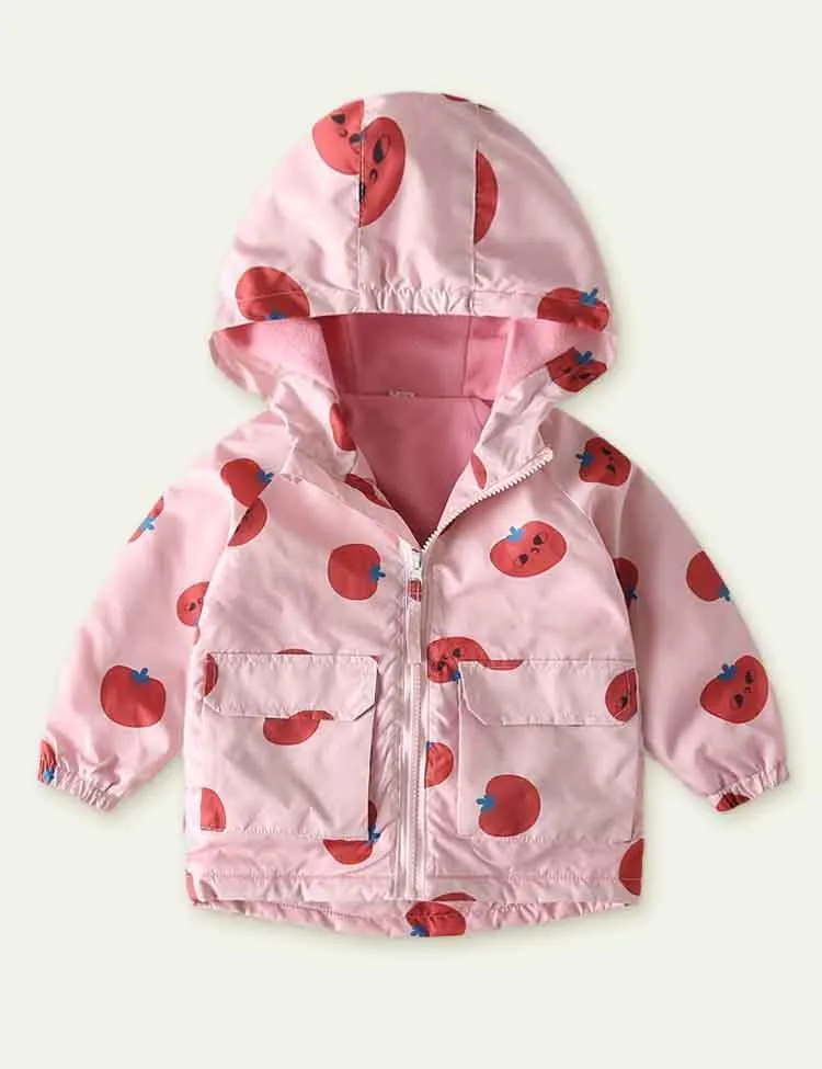 Cartoon Printing plus Velvet Shell Jacket - Image 3