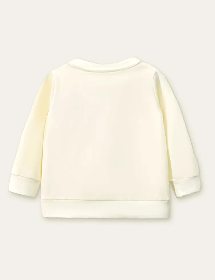 Cartoon Rabbit Print Sweatshirt - Image 2