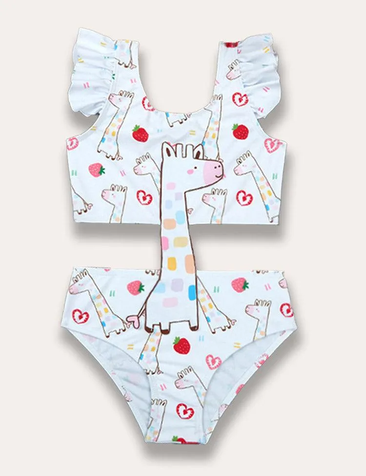 Cartoon Sleeveless Swimsuit - Image 2