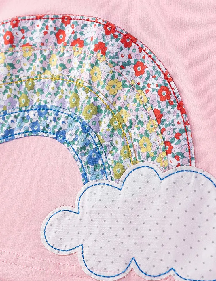 Cartoon Weather Applique Dress - Image 5