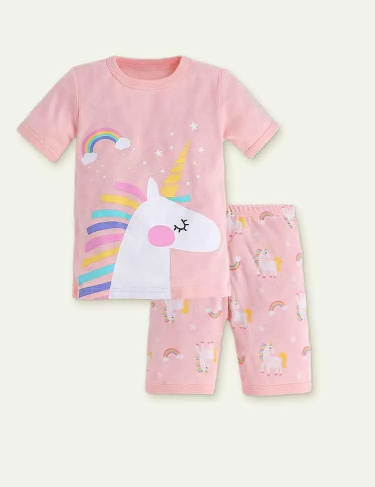 Casual Cartoon Cotton Pajamas - Image 11