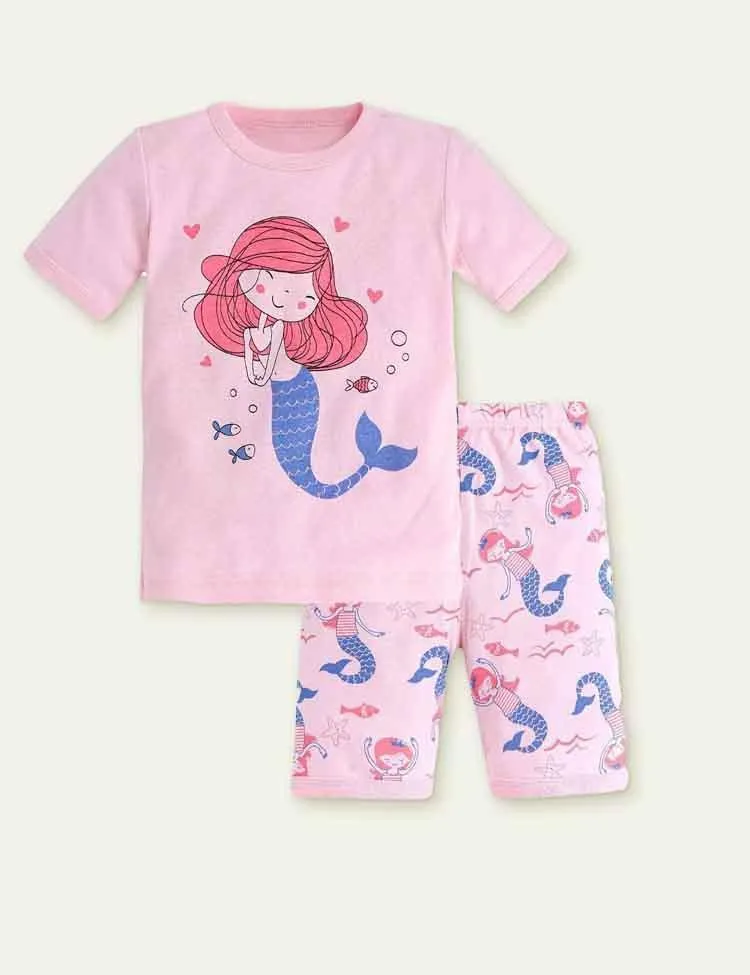 Casual Cartoon Cotton Pajamas - Image 6