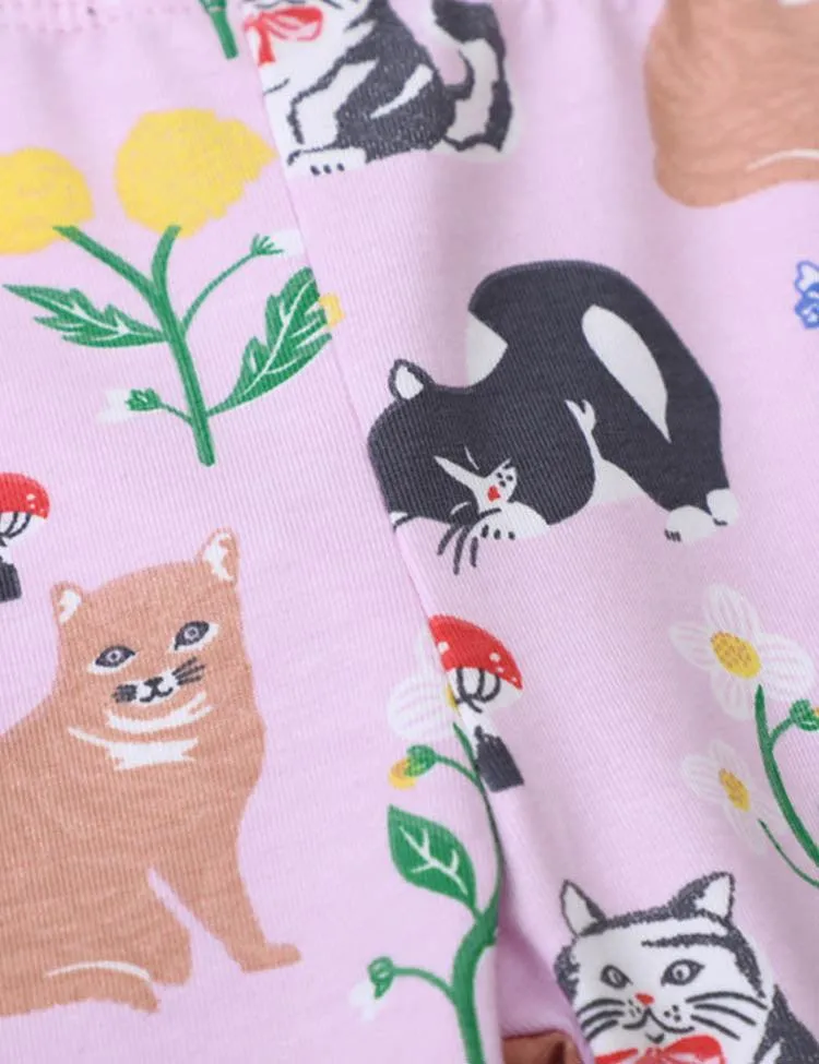 Cat Printed Leggings - Image 2