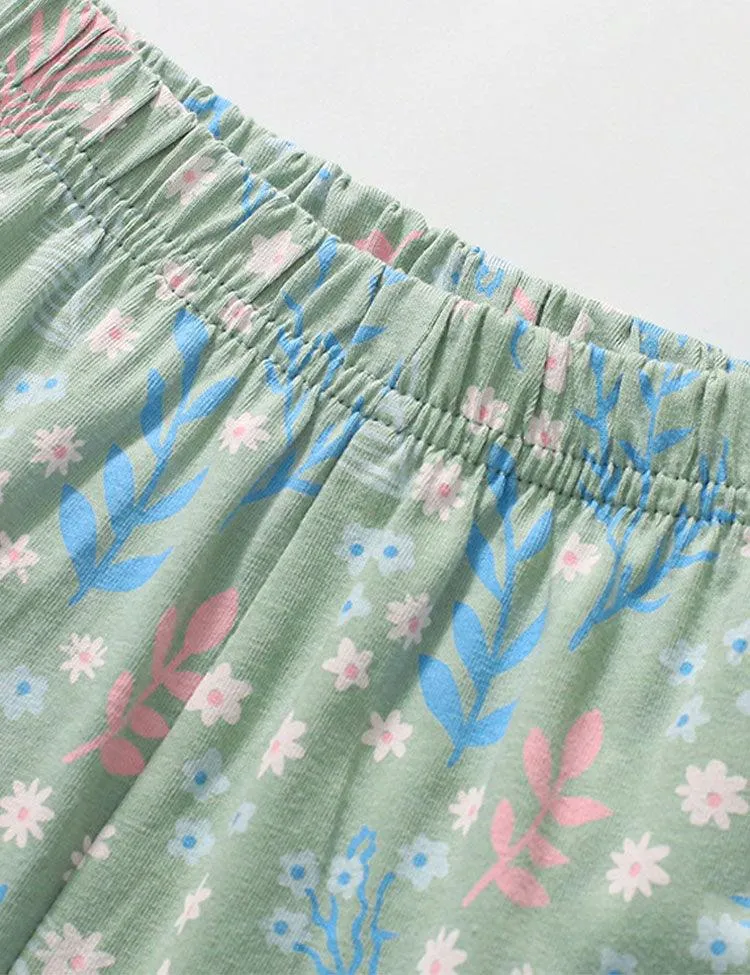 Cat Printed Short-sleeved Set - Image 3