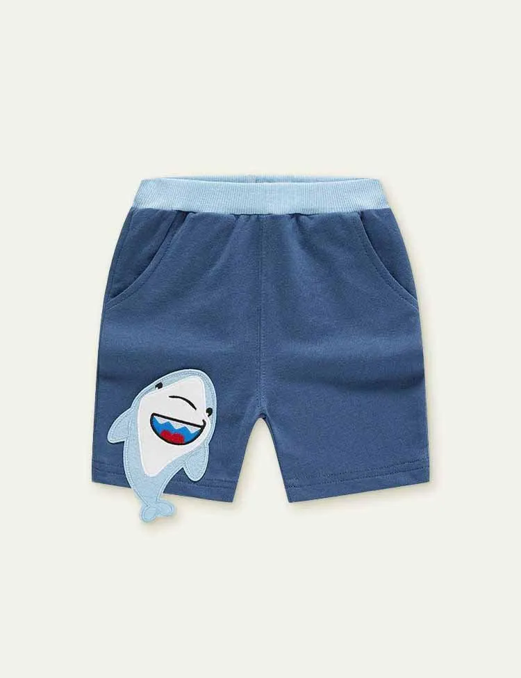 Cartoon Dinosaur Knitted Shorts - Image 5