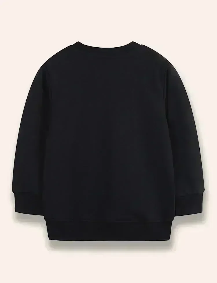 Christmas Disc-Snow Party Printed Sweatshirt - Image 3