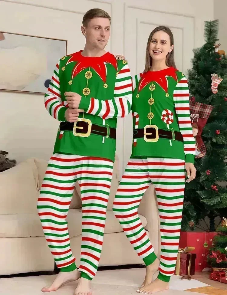 Christmas Elf Family Matching Pajamas - Image 3