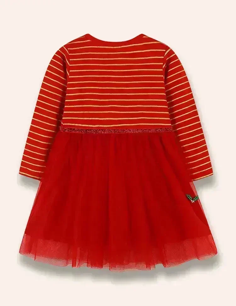 Christmas Elk Tulle Dress - Image 3