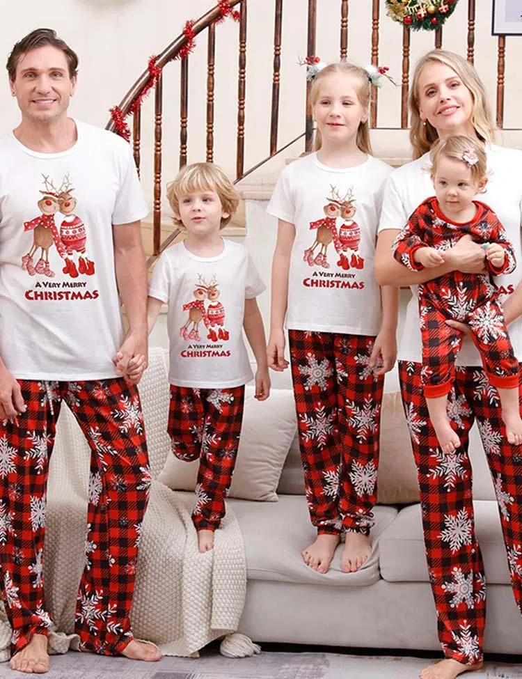 Christmas Family Matching Short Sleeves Pajamas - Image 3
