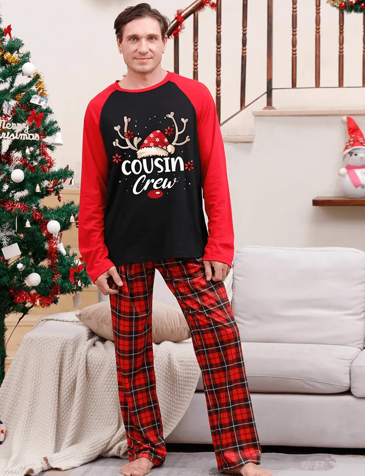 Christmas Hat Printed Family Matching Pajamas - Image 4