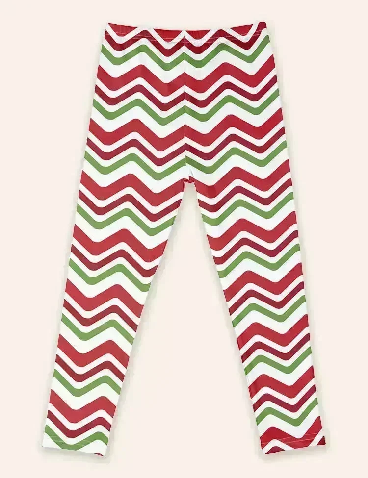 Christmas Print Leggings - Image 5