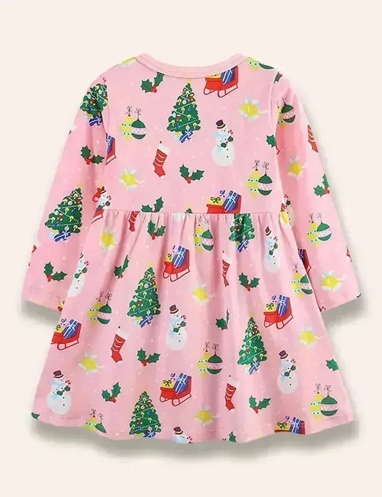 Christmas Printed Dress - Image 2