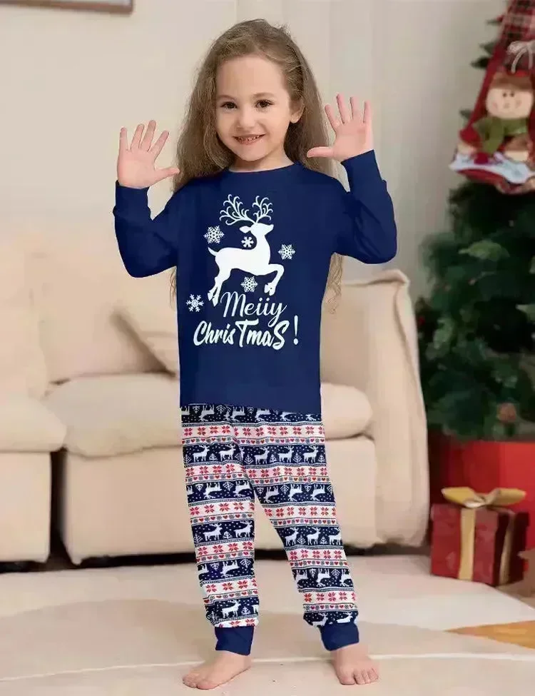 Christmas Reindeer Printed Family Matching Pajamas - Image 4