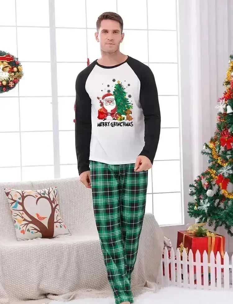 Christmas Santa Claus Printed Family Matching Pajamas - Image 4