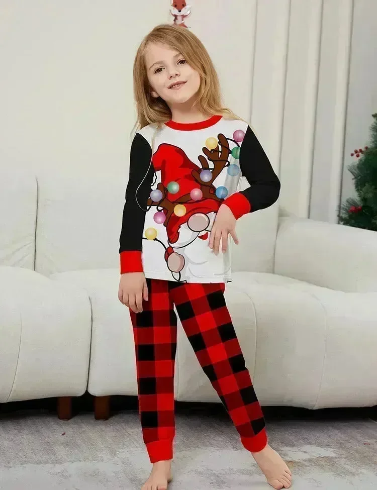 Christmas Santa Claus Printed Family Matching Pajamas - Image 3
