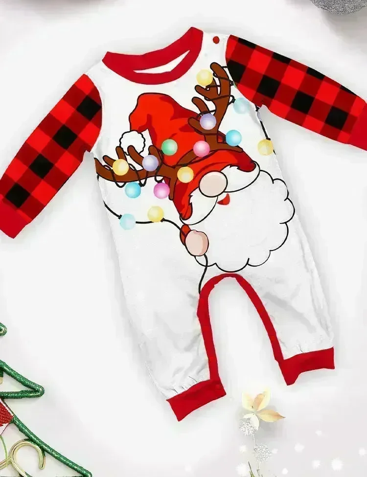 Christmas Santa Claus Printed Family Matching Pajamas - Image 4