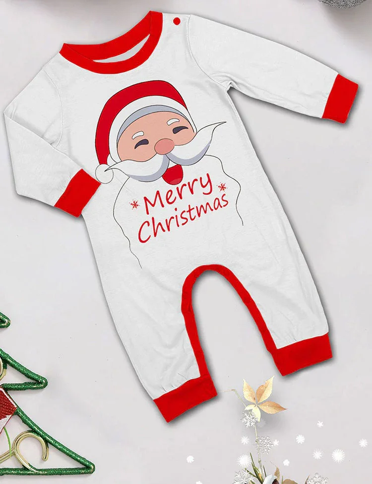 Christmas Santa Print Family Matching Pajamas Sets - Image 5