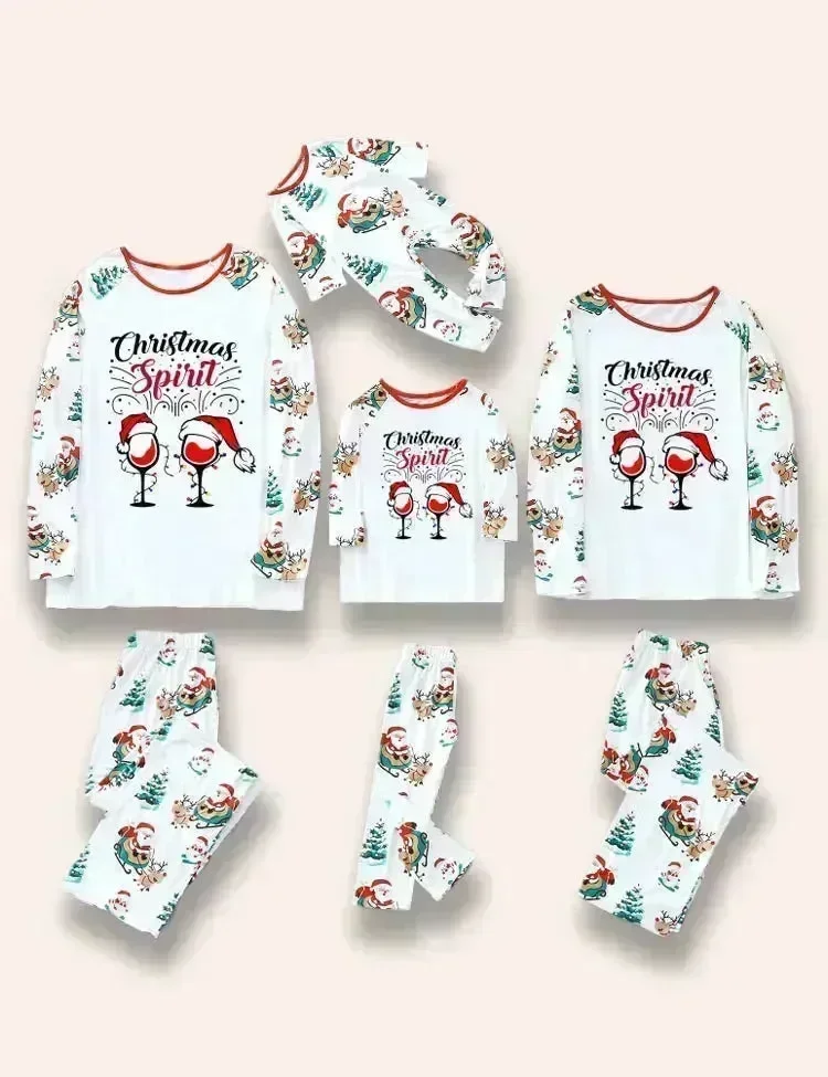 Christmas Series Printed Family Matching Pajamas - Image 2