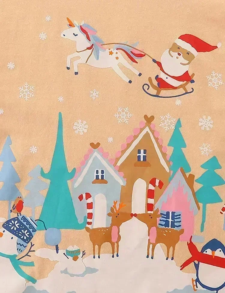 Christmas Snow Friend Printed Long Sleeve T-Shirt - Image 2