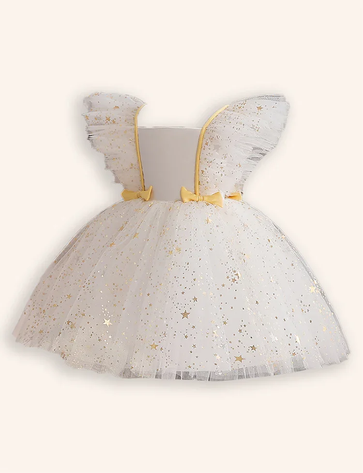 Christmas Star Tulle Princess Party Dress - Image 5