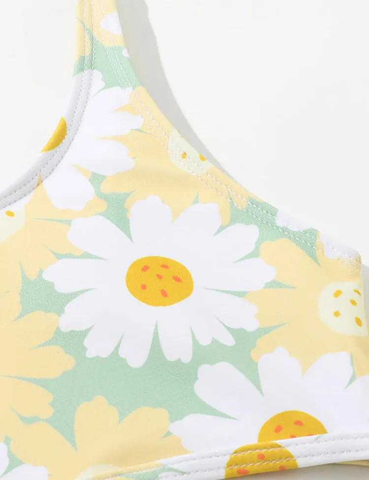 Chrysanthemum Printed Swimsuit - Image 3