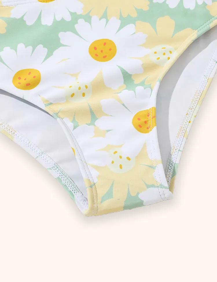 Chrysanthemum Printed Swimsuit - Image 4